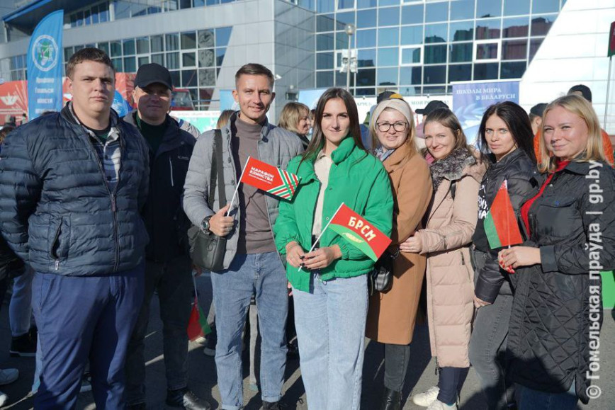 Чечеряне приняли участие в "Марафоне единства" г. Жлобине