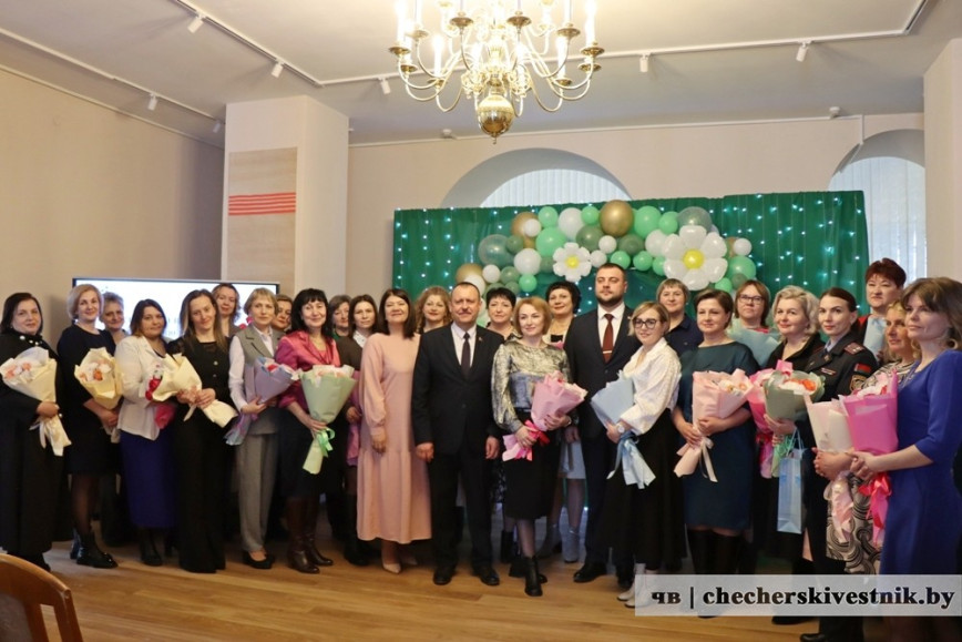В Чечерске прошел торжественный прием женщин