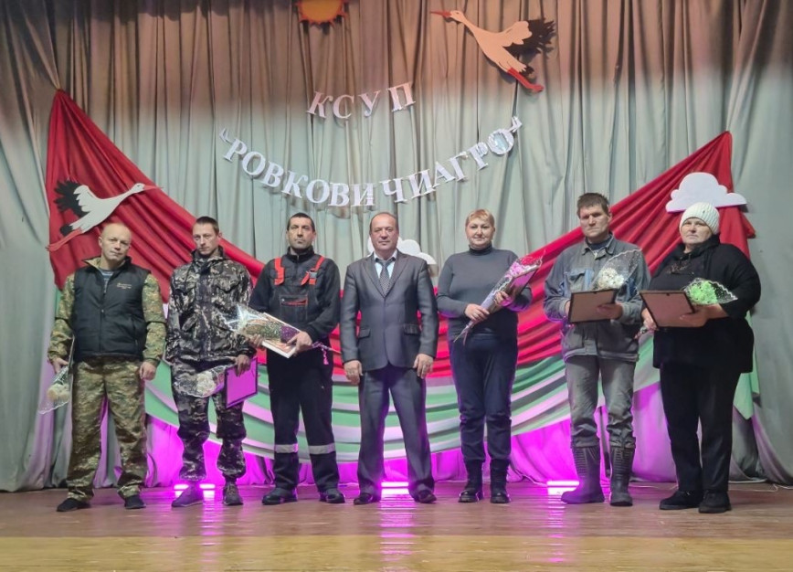 В сельхозпредприятии «РовковичиАгро» прошел праздник Дожинки