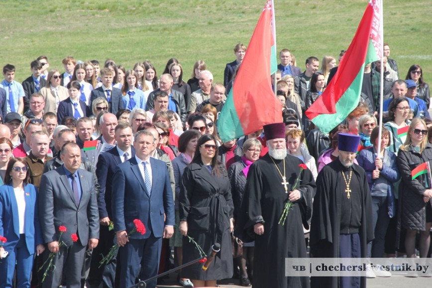 В Чечерске прошел митинг, посвященный 37-ой годовщине аварии на Чернобыльской АЭС