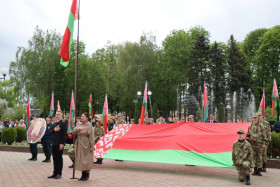 В Чечерске прошло торжественное собрание, посвященное госсимволам