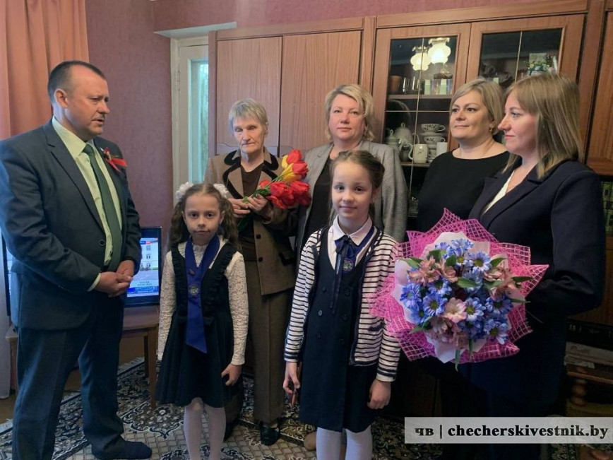 На Чачэршчыне старэйшае пакаленне ўжо прымае віншаванні з Днём Перамогі