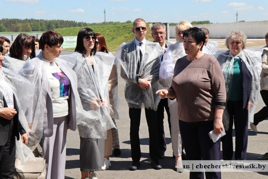 На Чачэршчыне пераймалі вопыт аховы працы ў прадпрыемства «Звязда»